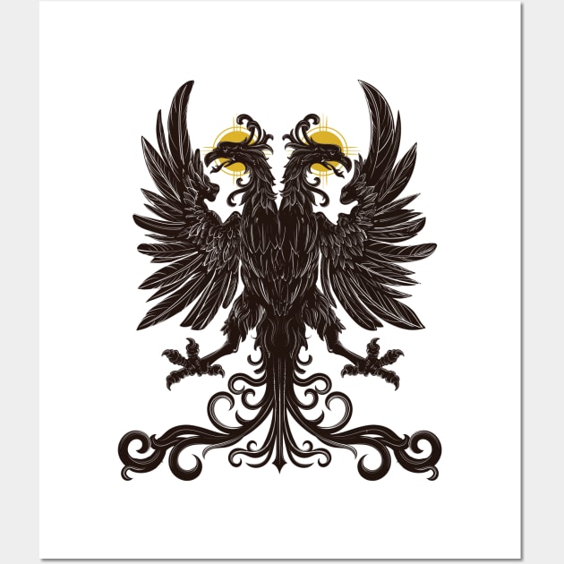 Holy Roman Empire Eagle Wall Art by blackroserelicsshop@gmail.com